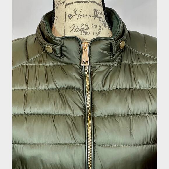 Sweet Look Womens Puffer Jacket Forest Green size L - Picture 8 of 16